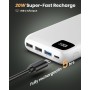 Batería Externa 27000mAh Power Bank - Bilivein 22.5W Cargador Portátil USB C con 4 Salidas Power Bank Carga Rápida PD con