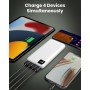 Batería Externa 27000mAh Power Bank - Bilivein 22.5W Cargador Portátil USB C con 4 Salidas Power Bank Carga Rápida PD con