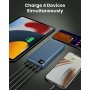 Batería Externa 27000mAh Power Bank - Bilivein 22.5W Cargador Portátil USB C con 4 Salidas Power Bank Carga Rápida PD con