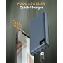 Batería Externa 27000mAh Power Bank - Bilivein 22.5W Cargador Portátil USB C con 4 Salidas Power Bank Carga Rápida PD con