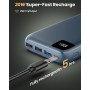 Batería Externa 27000mAh Power Bank - Bilivein 22.5W Cargador Portátil USB C con 4 Salidas Power Bank Carga Rápida PD con