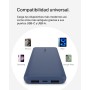Belkin batería externa portátil de 10000mAh, cargador externo USB-C con 1 puerto USB-C y 2 puertos USB-A, power bank de 15 W,