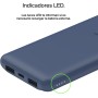 Belkin batería externa portátil de 10000mAh, cargador externo USB-C con 1 puerto USB-C y 2 puertos USB-A, power bank de 15 W,