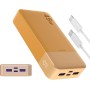 Banco de energía JUOVI Carga rápida, 20000mAh 45W Cargador portátil, Samsung Super Carga rápida con Pantalla LED Cargador de
