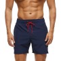 Aisprts Bañador Hombre Bañador Natacion con Bolsillos con Cremallera Pantalones Cortos de Playa Elásticos de Secado Rápido para