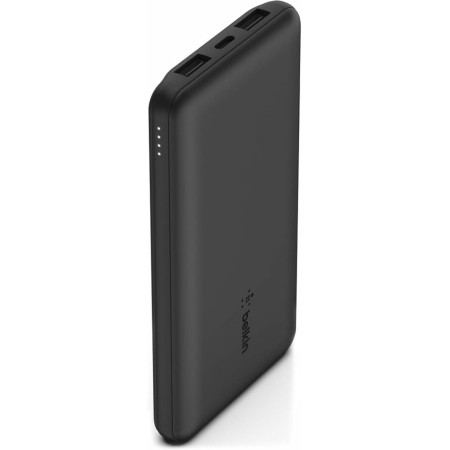 Belkin batería externa portátil de 10000mAh, cargador externo USB-C con 1 puerto USB-C y 2 puertos USB-A, power bank de 15 W,