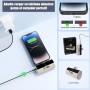 Cargador Portátil para iPhone y Android Mini, 3300mAh Power Bank PD Pequeña y Ligera Batería Externa, Powerbank con Pantalla LED