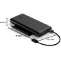 Belkin batería externa portátil de 10000mAh, cargador externo USB-C con 1 puerto USB-C y 2 puertos USB-A, power bank de 15 W,