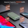 Banco de energía JUOVI Carga rápida, 20000mAh 45W Cargador portátil, Samsung Super Carga rápida con Pantalla LED Cargador de