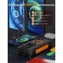 Batería Externa de 56800 mAh y 65 W, Cargador de teléfono de batería Grande, Cargador Solar de batería de manivela Integrado, 3
