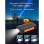 Batería Externa de 56800 mAh y 65 W, Cargador de teléfono de batería Grande, Cargador Solar de batería de manivela Integrado, 3