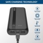 Cellularline - Power Bank 20000 - Capacidad: 20000 mAh - Entrada: 1 x USB-C 10,5 W - Salida: 1 x USB 12 W - Celdas: Batería de