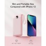 VRURC Power Bank 10000mAh con 4 Cables, Integrados Cargador portátil USB C Batería Externa portátil Pantalla LED Digital con 4