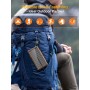 Batería Externa de 56800 mAh y 65 W, Cargador de teléfono de batería Grande, Cargador Solar de batería de manivela Integrado, 3
