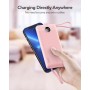 VRURC Power Bank 10000mAh con 4 Cables, Integrados Cargador portátil USB C Batería Externa portátil Pantalla LED Digital con 4