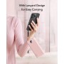VRURC Power Bank 10000mAh con 4 Cables, Integrados Cargador portátil USB C Batería Externa portátil Pantalla LED Digital con 4