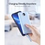 VRURC Power Bank 10000mAh con 4 Cables, Integrados Cargador portátil USB C Batería Externa portátil Pantalla LED Digital con 4