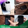 Bateria Externa Carga Rapida, 20000mAh Power Bank Carga Rápida, con Cables USB y USB C, Batería Portatil para iPhone, con Cables