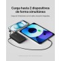 Belkin BoostCharge batería Externa de 10 000 mAh, Power Bank portátil con Cable Integrado PD (20 W), Carga rápida por USB-C