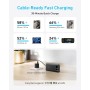 Anker Cargador portátil de 20.000 mAh con Cable USB C Integrado, batería de Carga rápida de 87 W, 2 USB-C, para MacBook, iPhone