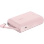 Belkin BoostCharge batería Externa de 10 000 mAh, Power Bank portátil con Cable Integrado PD (20 W), Carga rápida por USB-C