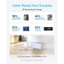 Anker Cargador portátil de 20.000 mAh con Cable USB C Integrado, batería de Carga rápida de 87 W, 2 USB-C, para MacBook, iPhone