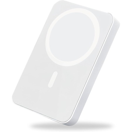 Batería Externa mag-Safe 10000mAh con Carga Inalámbrica 15W y USB-C PD 20W - Compatible con iPhone 15/14/13/12, Samsung Galaxy -