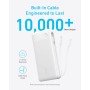 Anker Cargador portátil de 20.000 mAh con Cable USB C Integrado, batería de Carga rápida de 87 W, 2 USB-C, para MacBook, iPhone