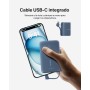 Belkin BoostCharge batería Externa de 10 000 mAh, Power Bank portátil con Cable Integrado PD (20 W), Carga rápida por USB-C