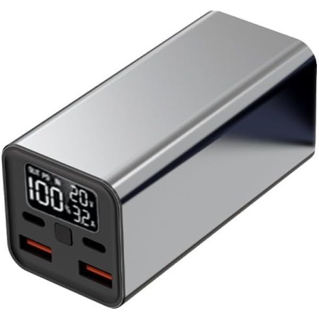 Bateria Externa Universal Power Bank 65W 20.000 mAh (Ordenadores Portátiles) Cool Gris
