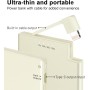 Batería Externa Auskang Power Bank 5000mAh con Cable de Carga Incorporado, Ultra Delgado y Super Ligero Powerbank, Compatible