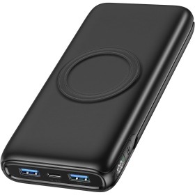 FEELLE Batería Externa Inalámbrico 27000mAh 22,5W Cargador Portátil PD & QC 3.0 Power Bank con 4 Salidas y Pantalla LED USB C