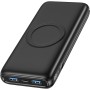 FEELLE Batería Externa Inalámbrico 27000mAh 22,5W Cargador Portátil PD & QC 3.0 Power Bank con 4 Salidas y Pantalla LED USB C