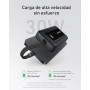 Anker Zolo Power Bank, Cargador Portátil de Alta Velocidad de 10000mAh 30W con Cable USB-C Integrado, 1 USB-C & A, Batería para