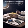 FEELLE Batería Externa Inalámbrico 27000mAh 22,5W Cargador Portátil PD & QC 3.0 Power Bank con 4 Salidas y Pantalla LED USB C
