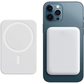 Power Bank for Magsafe 5000mAh, Mini Bateria Externa mag-Safe con USB Cable PD 20W Bateria Portatil Carga Rapida Inalámbrico
