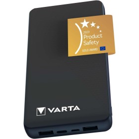 VARTA Batería Externa 20000mAh, Power Bank Power on Demand con 4 Puertos (1x Micro USB, 2X USB 3.0, 1x USB C), Compatible con