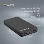 VARTA Batería Externa 20000mAh, Power Bank Power on Demand con 4 Puertos (1x Micro USB, 2X USB 3.0, 1x USB C), Compatible con