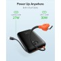 VIYISI Power Bank 30W Carga Ultra Rápida 20000 mAh,Batería Externa USB C con Cable Integrado,Batería Portátil Compacta