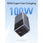 UGREEN Nexode Power Bank 12000mAh 100W, Batería Externa Carga Rápida PD 3.0, Cargador Portátil con Pantalla, Compatible con
