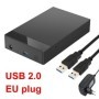 Caja HDD de 3,5 pulgadas, adaptador SATA a USB 3,0, carcasa de disco d