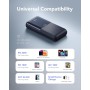VIYISI Power Bank 30000mAh, 22.5W PD QC 3.0, con 3 Entradas y 4 Salidas, Bateria Portatil con Patalla LED, Bateria Externa Carga