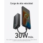 Anker Nano Power Bank 10.000 mAh Powerbank con Cable USB-C Integrado, PD 30 W de Potencia Máxima con 1 x USB-C & A, Compatible