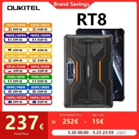 Oukitel-Tableta rugosa RT8 de 11 pulgadas, dispositivo con pantalla FH