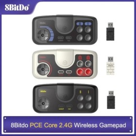 Mando inalámbrico 8bitdo PCE Core 2,4G para motor de PC Mini motor de 