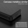 CoolReall Powerbank 20000mAh, Cómodo Batería Externa con USB-C Entradas/Salidas (3,0A) y 2 Salidas USB-A (2,4 A), Cargador de