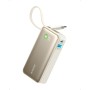 Anker Nano Power Bank 10.000 mAh Powerbank con Cable USB-C Integrado, PD 30 W de Potencia Máxima con 1 x USB-C & A, Compatible