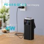 60000mAh Power Bank con 45W Carga Rápida: Batería Externa de Gran Capacidad con 4 Cables 7 Salidas, Pantalla LED y Linterna,