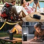 60000mAh Power Bank con 45W Carga Rápida: Batería Externa de Gran Capacidad con 4 Cables 7 Salidas, Pantalla LED y Linterna,