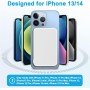 Power Bank 10000mAh, Cargador Magnético Inalámbrico Portátil, AOGUERBE Wireless PD 22.5W Carga Rápida Batería Externa mag-Safe